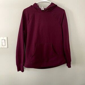 Athletic Works deep pink plum hoodie sweater casual comfortable athleisure